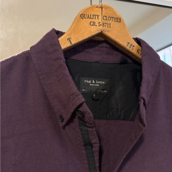 Rag & Bone Burgundy Shirt - Picture 3 of 7